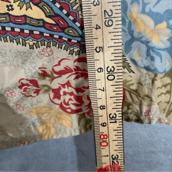 Daniel Cremieux Paris Mens Size M Floral Paisley Button Down Shirt Pearl Snap - Picture 9 of 9